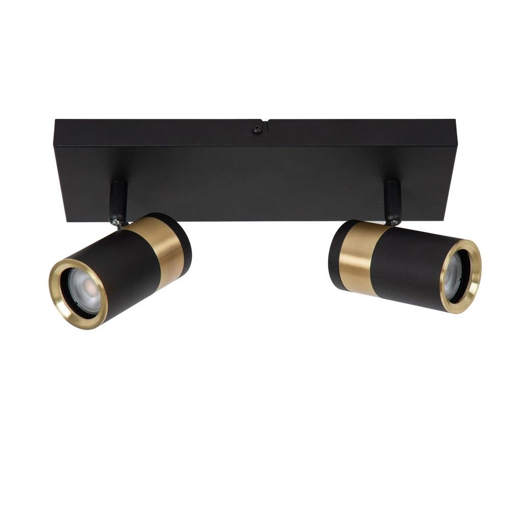 Deckenlampe Gorik 2-hell schwarz mit Gold