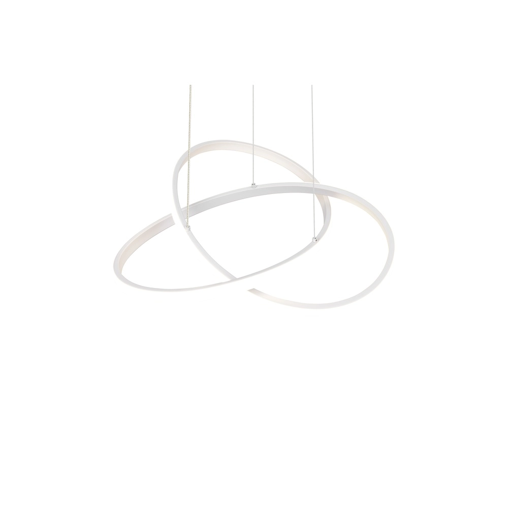 Design-Pendellampe Mansa Weiß Trio 4017807682151