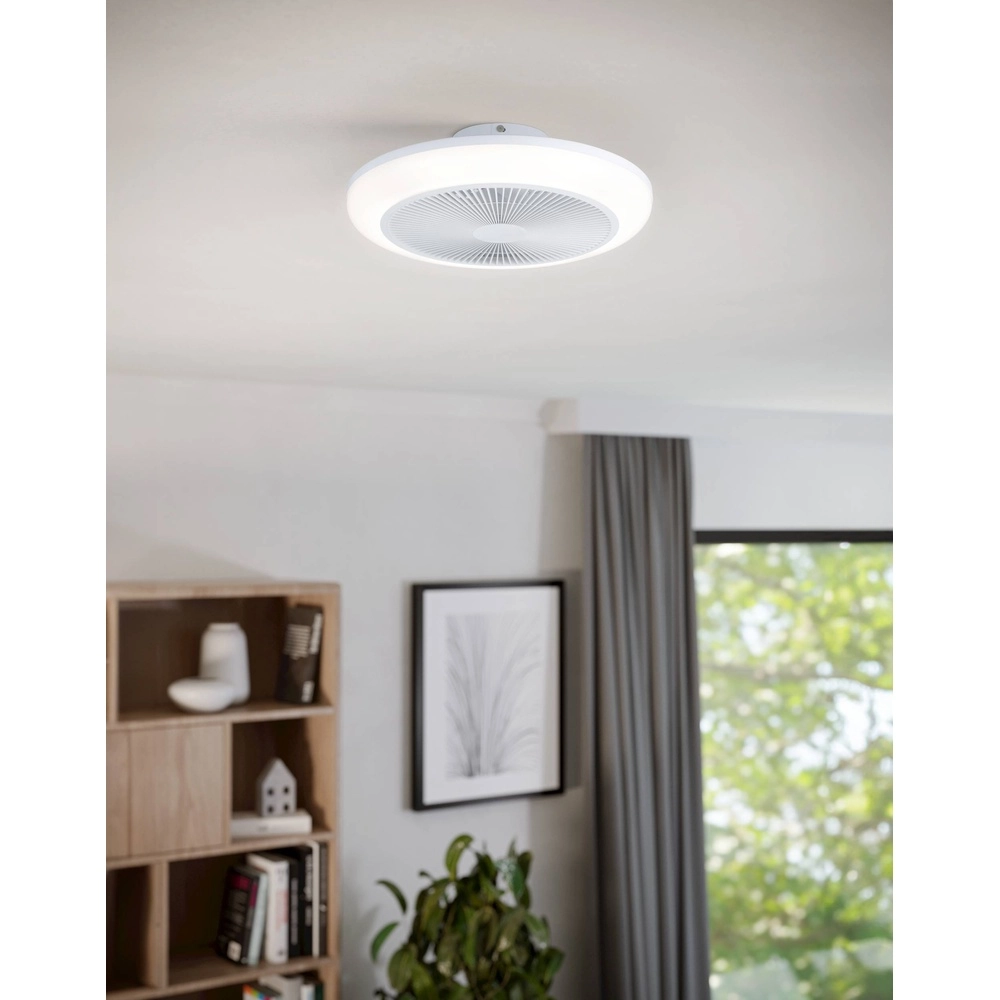Deckenventilator Sayulita weiß Ø 46cm RGB Eglo 9002759352158