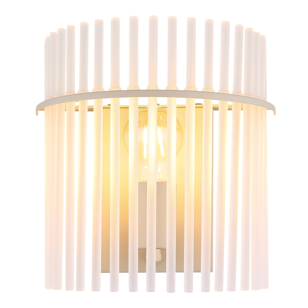 Wandleuchte Gorley sandbraun mit Glas Globo 9007371572700
