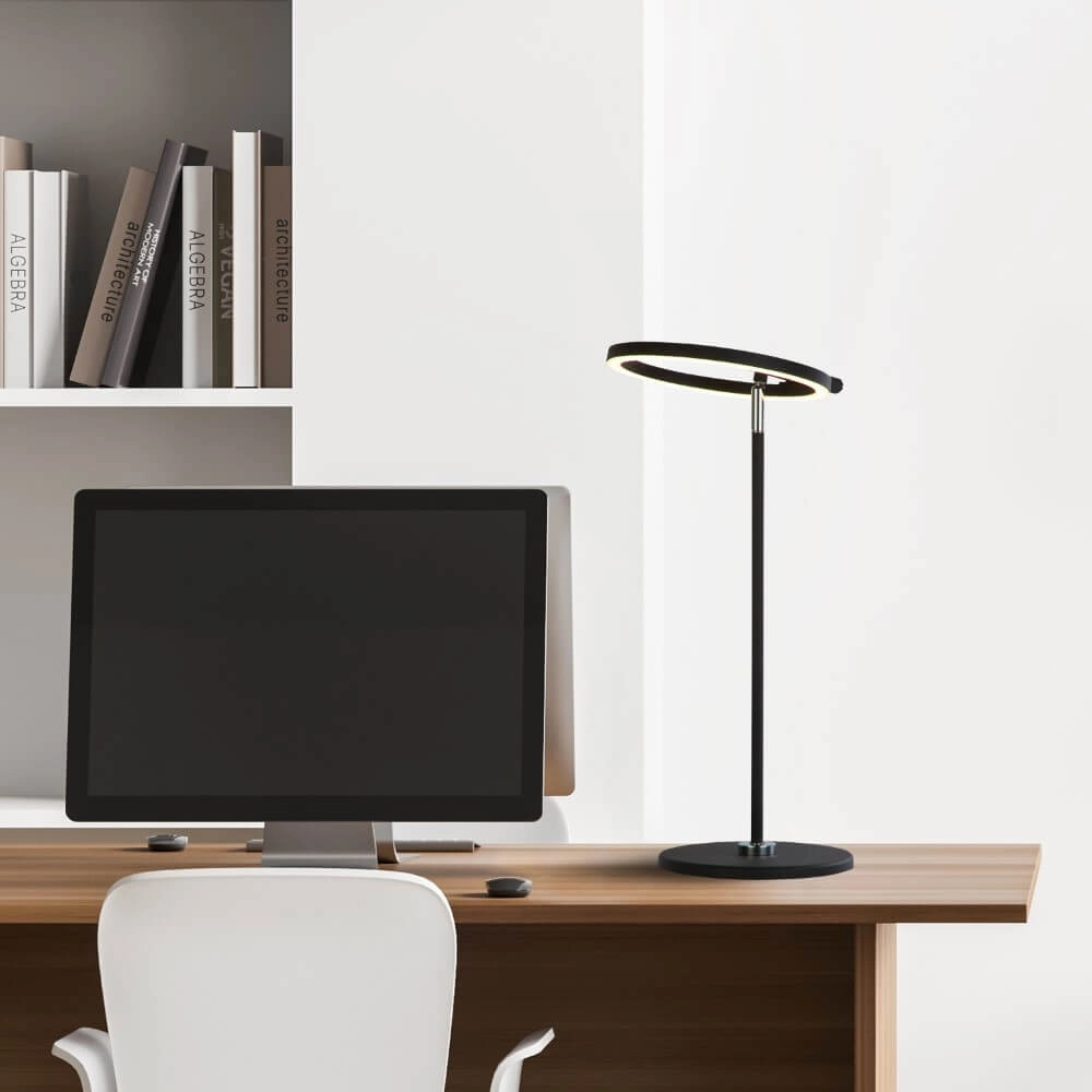 Modern table lamp Space black Searchlight 5053423274478