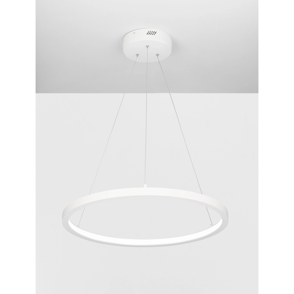 Weiße Pendelleuchte Empatia Design Single