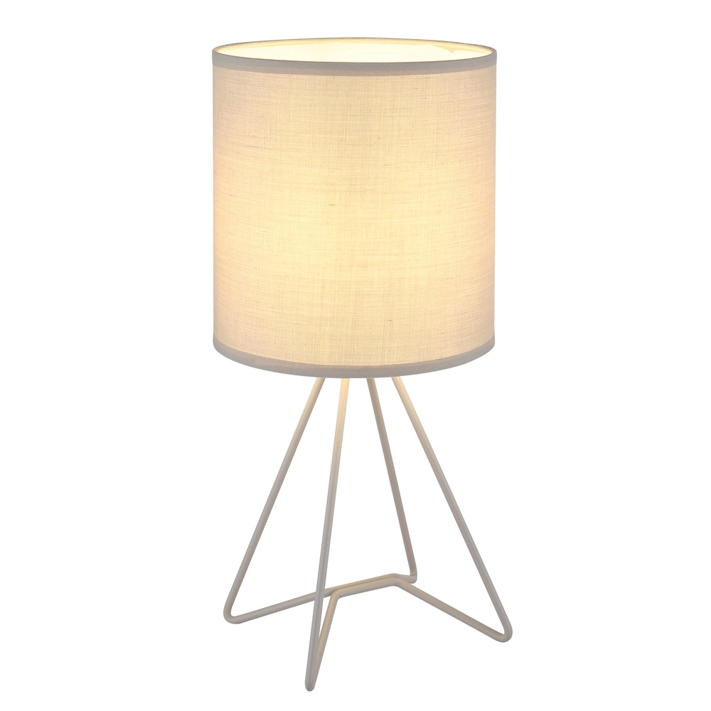 Design-Tischlampe Tamian Grau