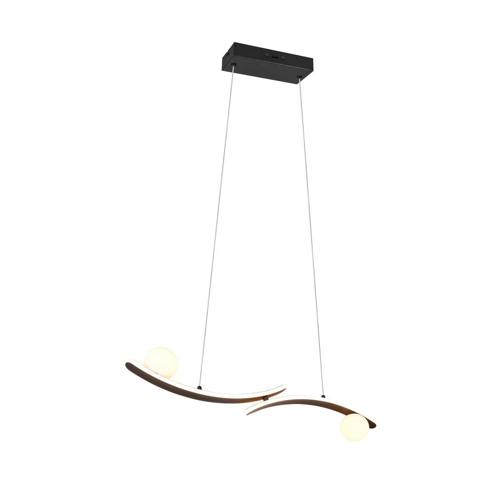 Design-Pendellampe Napoli Schwarz Trio 4017807683462