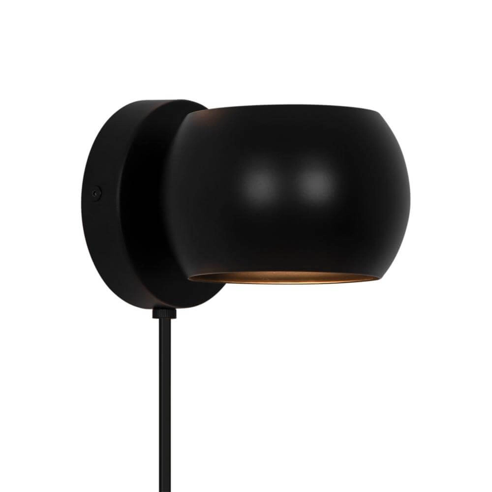 Design-Wandleuchte Belir schwarz
