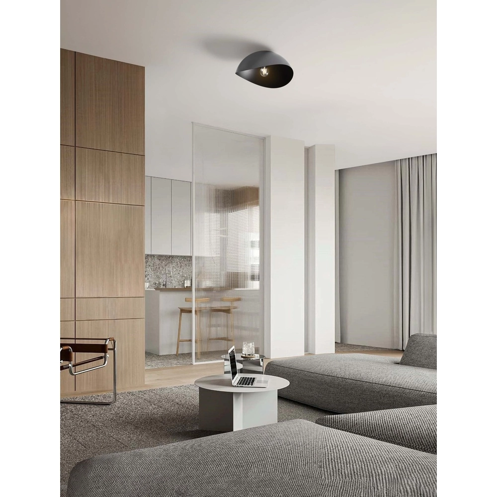 Deckenlampe Opsi schwarz Ø 40cm Lyora 5212017458049