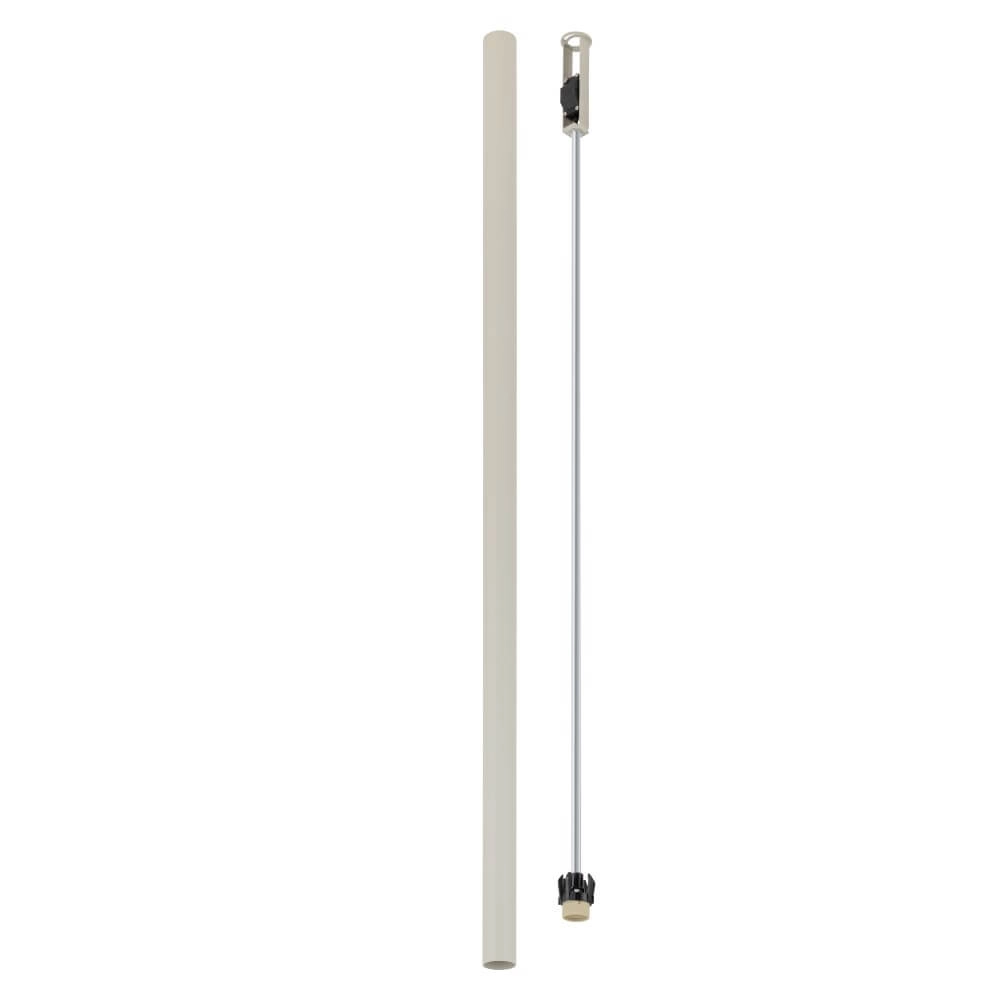 Langer Aufbaustrahler Fourty XL 110 cm – hellgrau Lyora 5903139108980