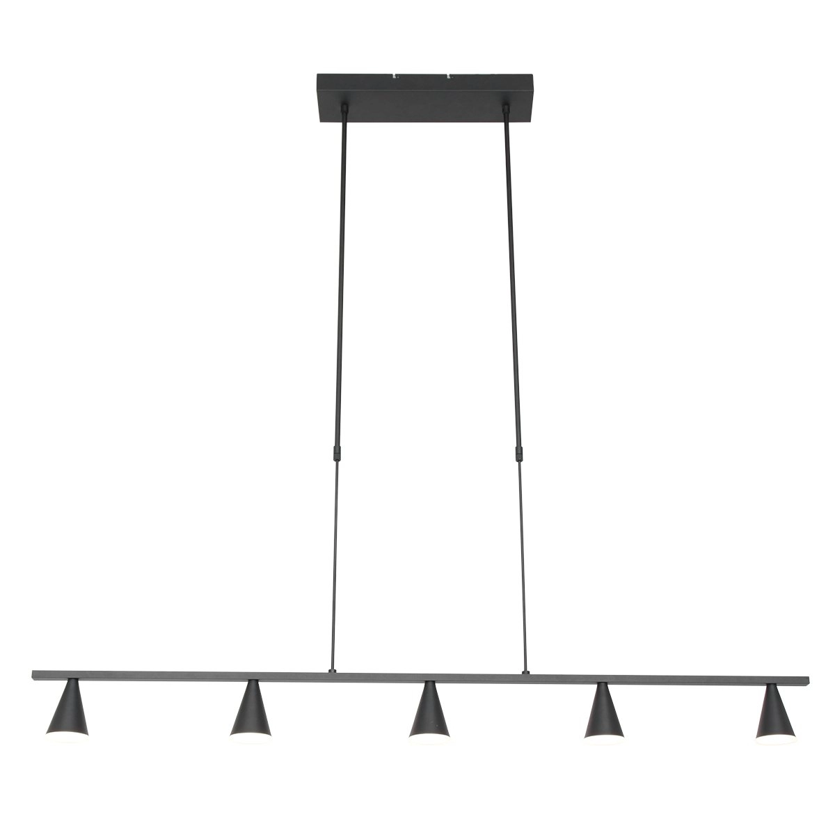 Design-Hängelampe Vortex 120 cm – Schwarz