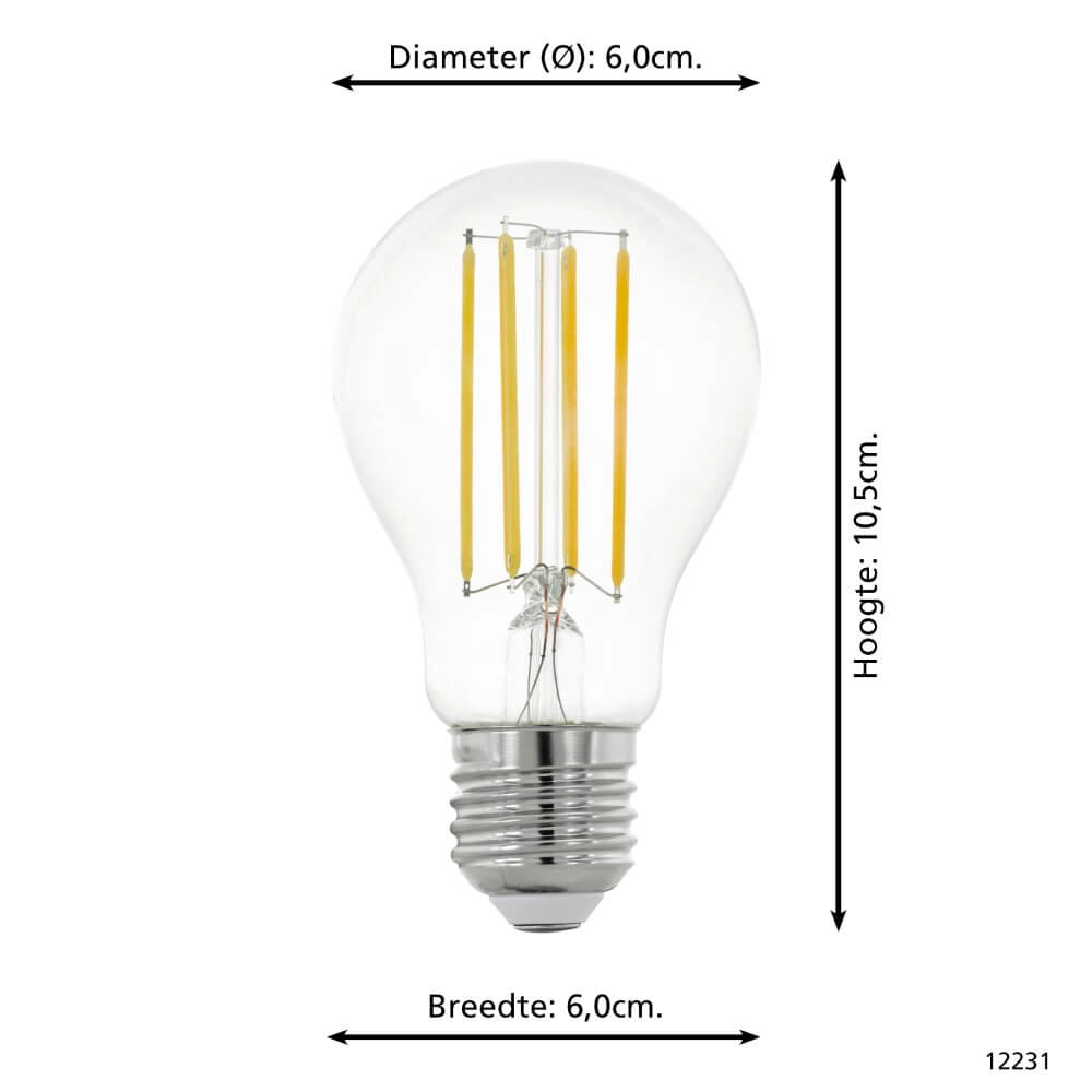 LED-Lampe Zigbee - E27 - 6 watt - 4000K - A60 Eglo 9002759122317