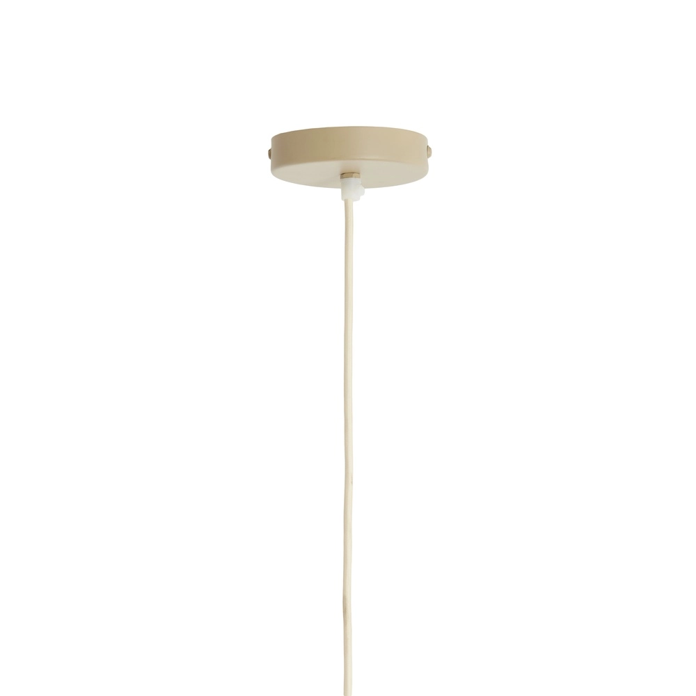 Japandi-Pendellampe Esmiria Ø 51cm – dunkelbraun Light & Living 8717807835958