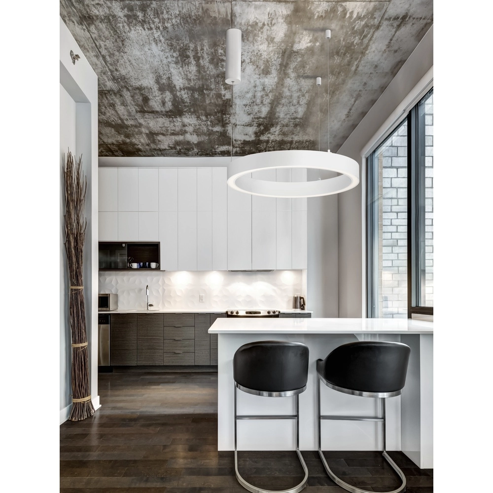 Design-Pendelleuchte Sting weiß Ø 60cm Lyora 5212017437372