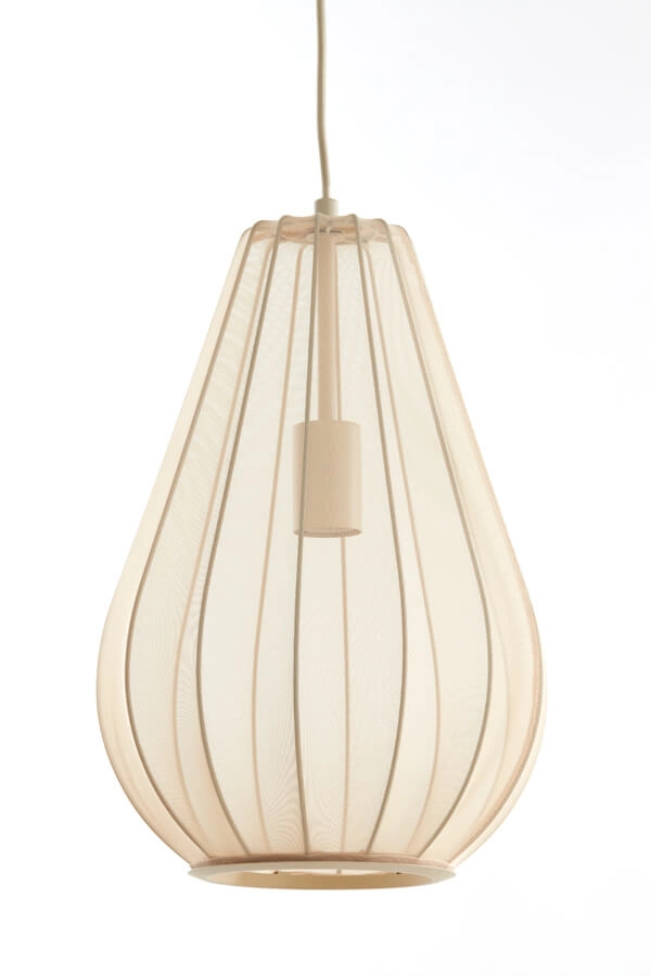 Japandi Pendelleuchte Itela 3-hell creme 80cm Light & Living 8717807702779