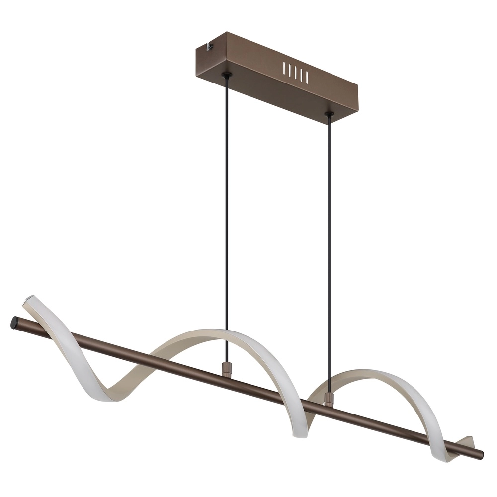 Pendellampe Spiro Bronze mit braunem Sand Globo 9007371587315