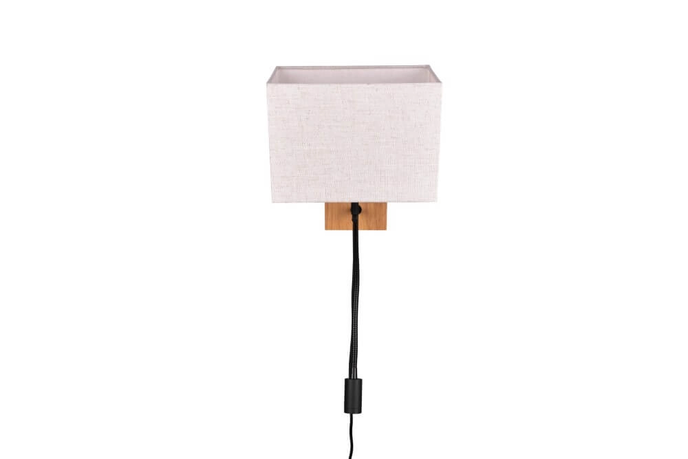 Ländliche Wandlampe Nilam rechteckige Haube Trio 4017807567977
