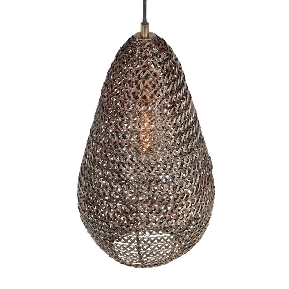 Hängelampe aus Bronze Ziva Ø 23cm Trio 4017807617405
