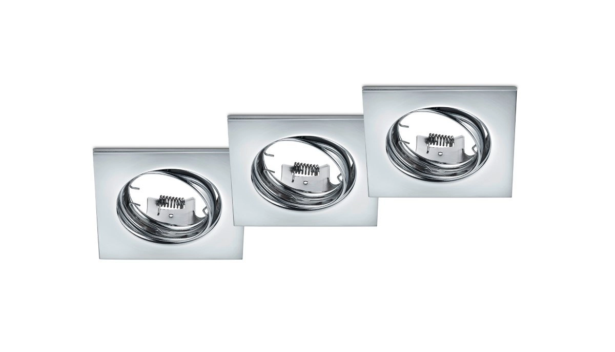 Einbaustrahler Jura (3x) Chrom