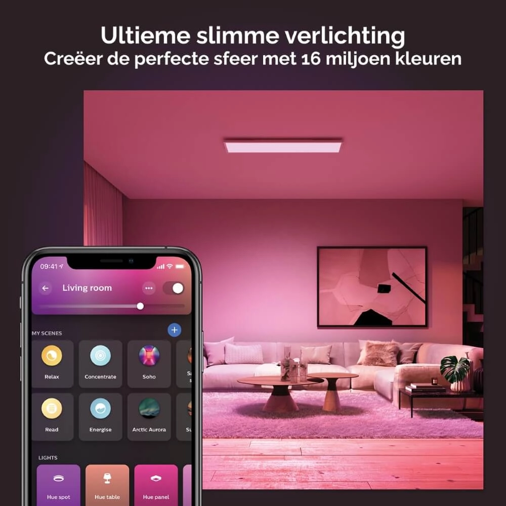Deckenleuchte Hue Surimu - White and Color 120x30cm weiß Philips 8719514355057