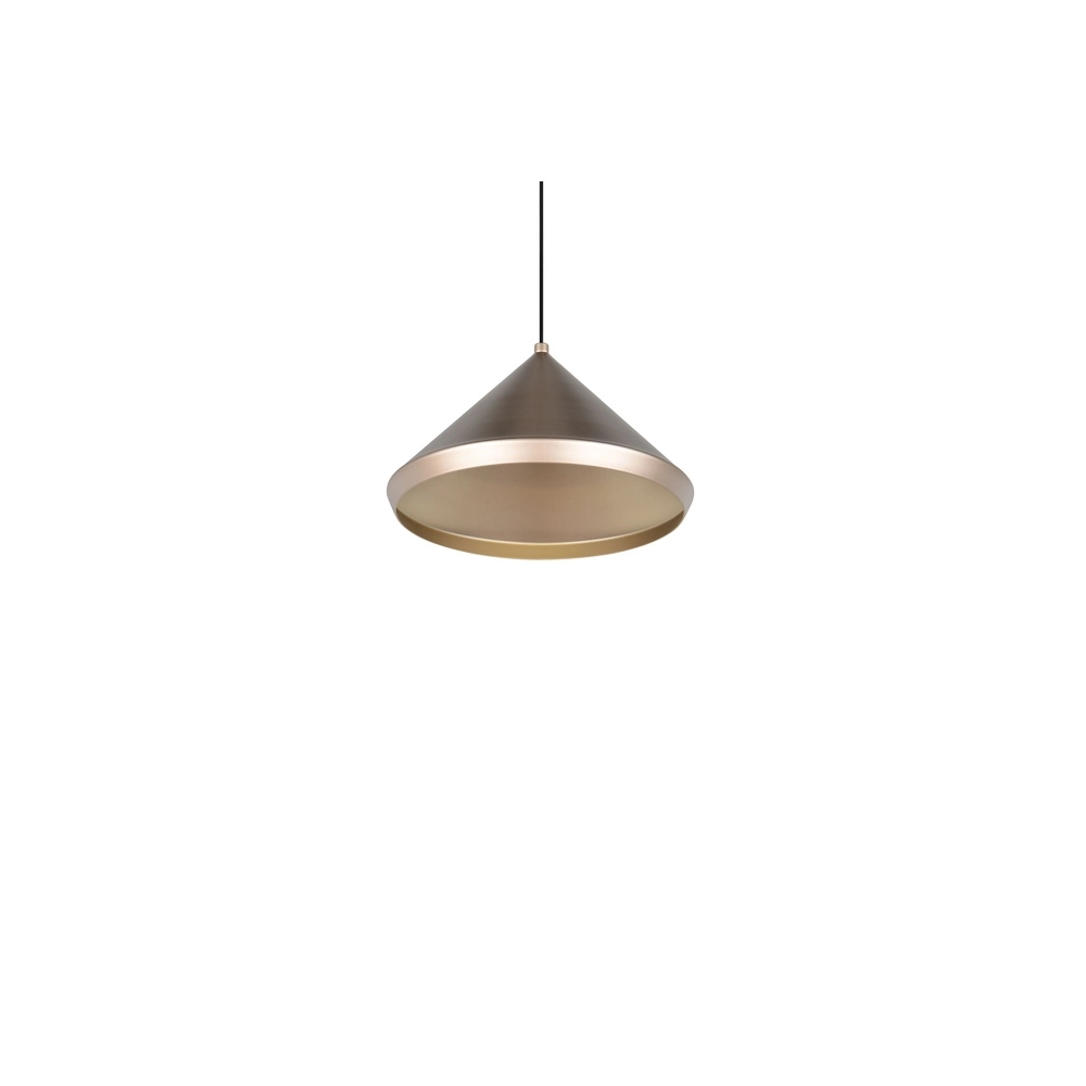 Moderne Pendelleuchte Laguna Ø 18cm kaffeebraun Trio 4017807671070