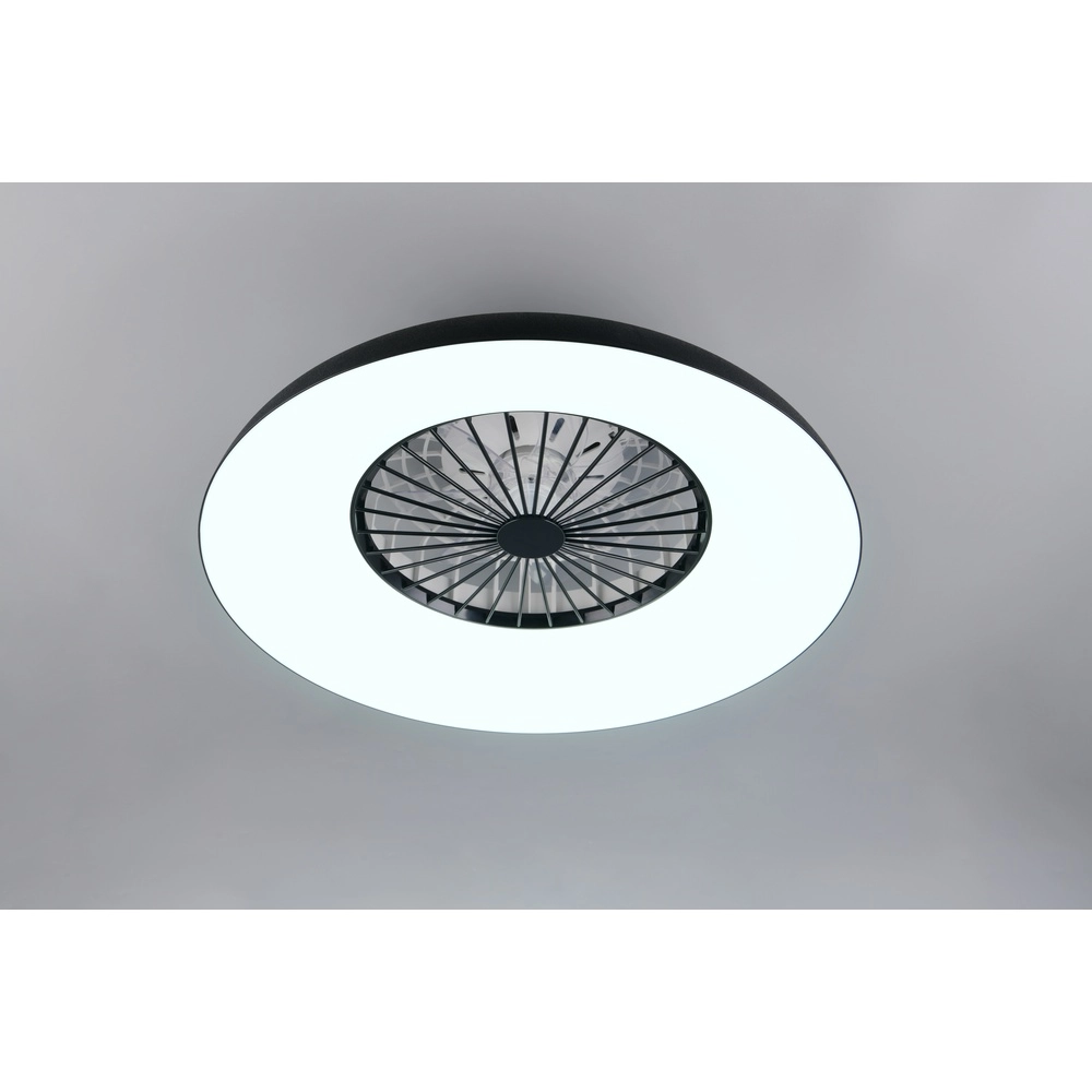 Designventilator Svaerholt schwarze Ø 60cm mit RGB-Funktion Trio 4017807688795