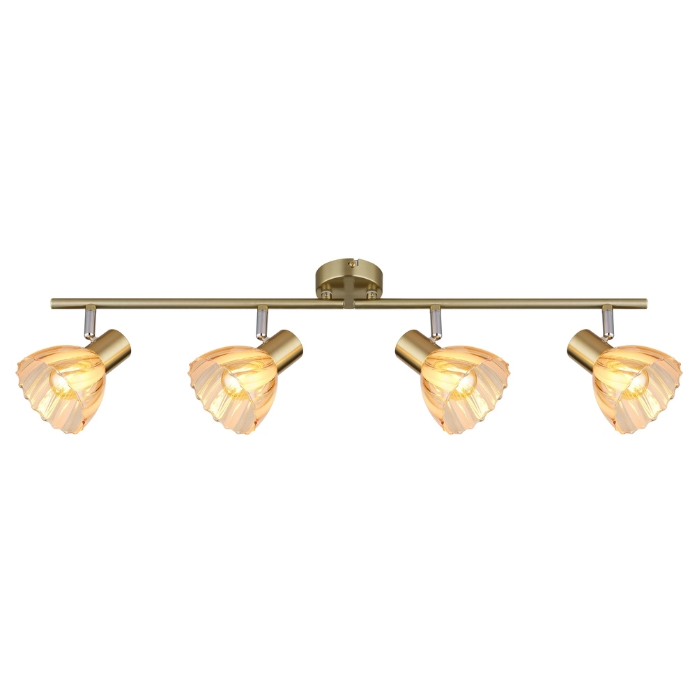 Deckenlampe 4-Licht Zachery Gold Globo 9007371531509