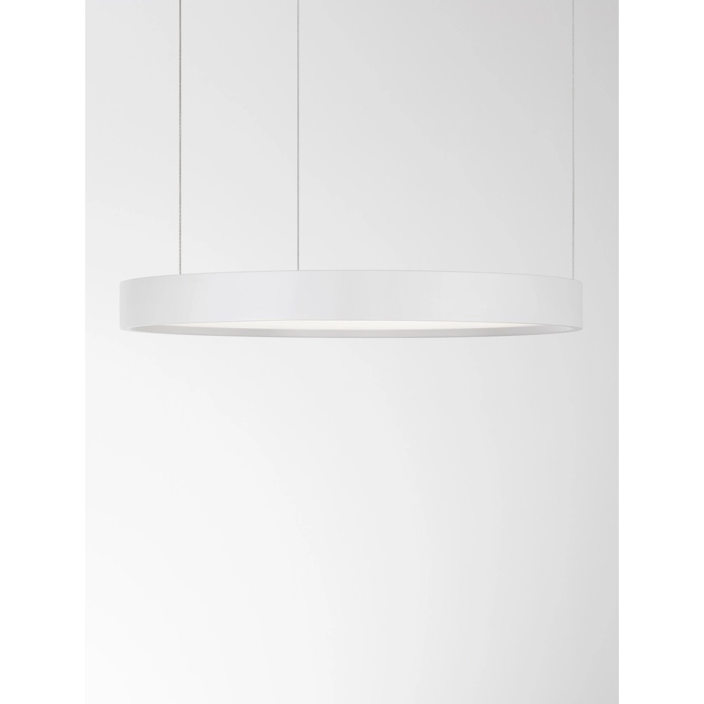 Runde Pendelleuchte Perrine weiß Ø 40cm Lyora 5212017438386