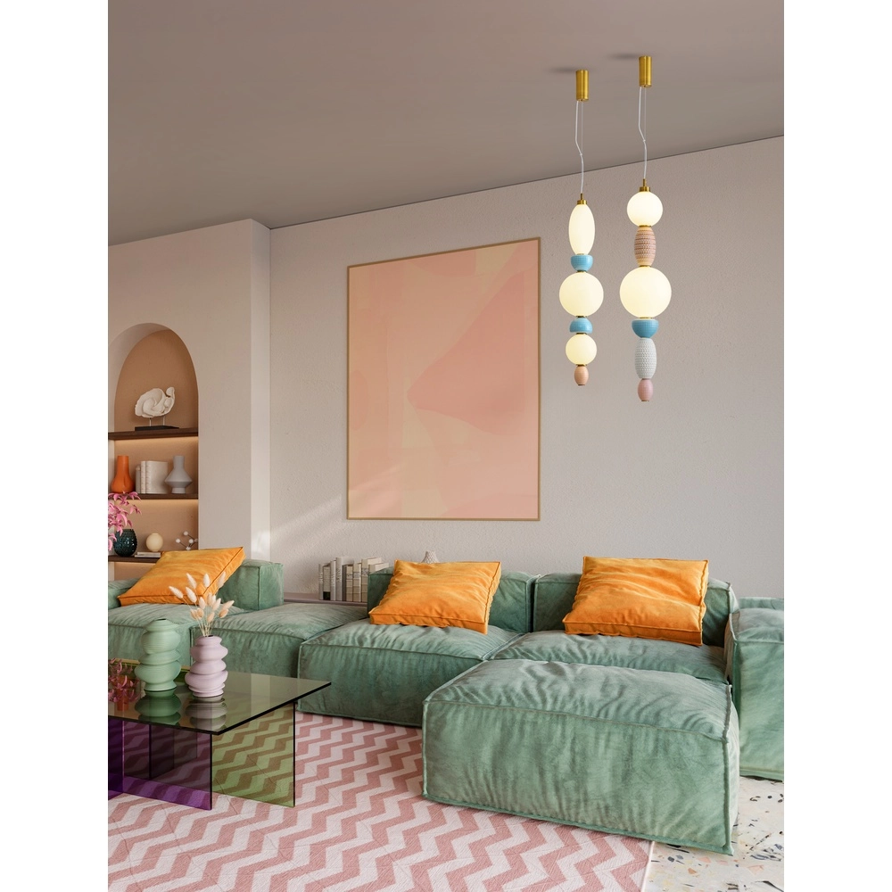 Pendelleuchte Obrie L farbige Keramik Lyora 5212017461667