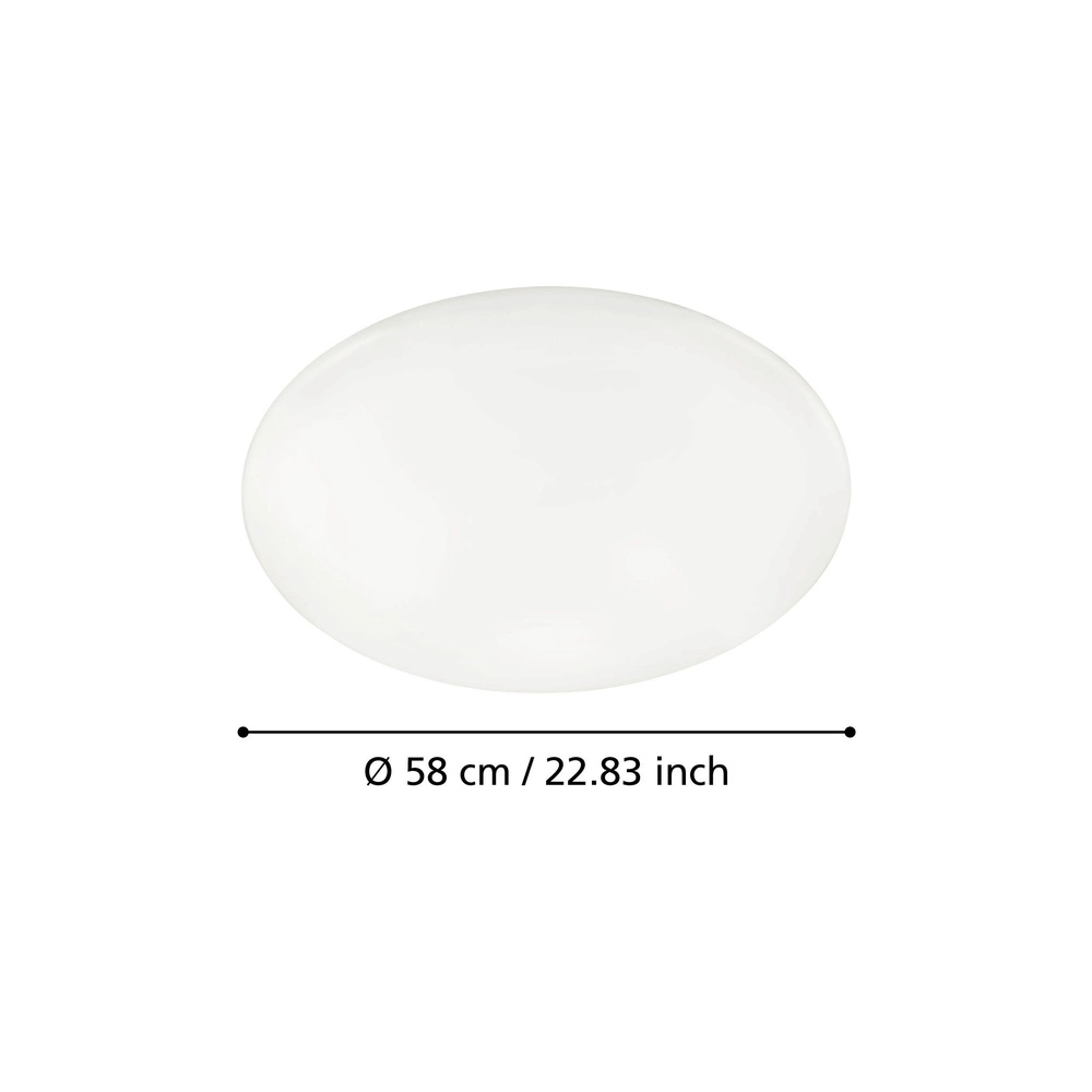 Deckenlicht Giron Weiß mit Fernbedienung Eglo 4046806039161