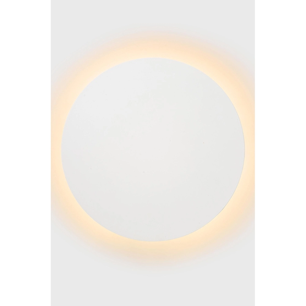 Design-Wandlampe Eklyps Led Ø 25 cm weiß Lucide 5411212460264