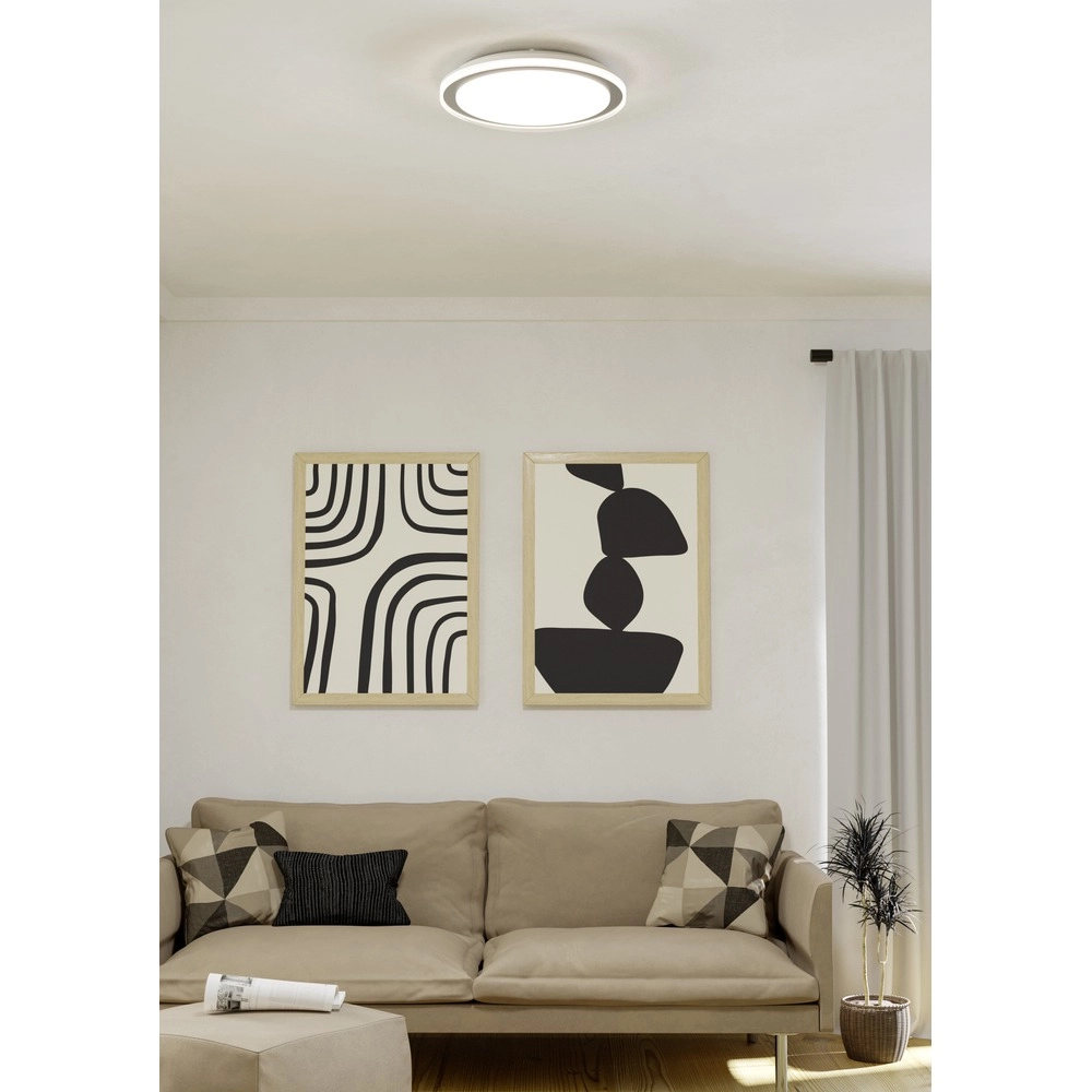 Weißes Deckenlicht Semovigo Ø 40cm Eglo 9008606391851