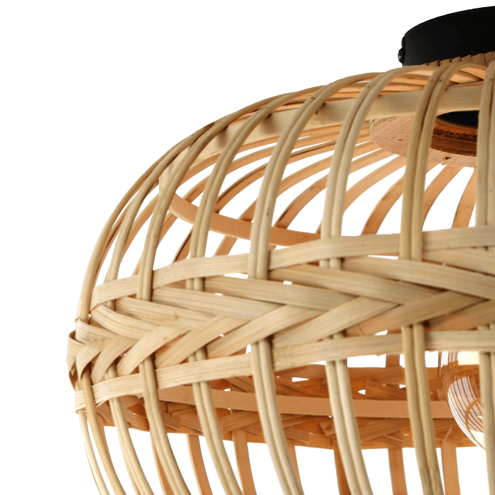 Deckenleuchte aus Rattan Amsfield Ø 45cm Eglo 9002759437237