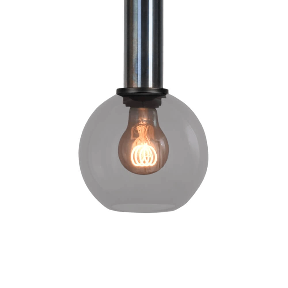 Hängelampe Ø 15cm Bella 2 Gesprenkeltes Öl mit Rauchglas Masterlight 8718121334196