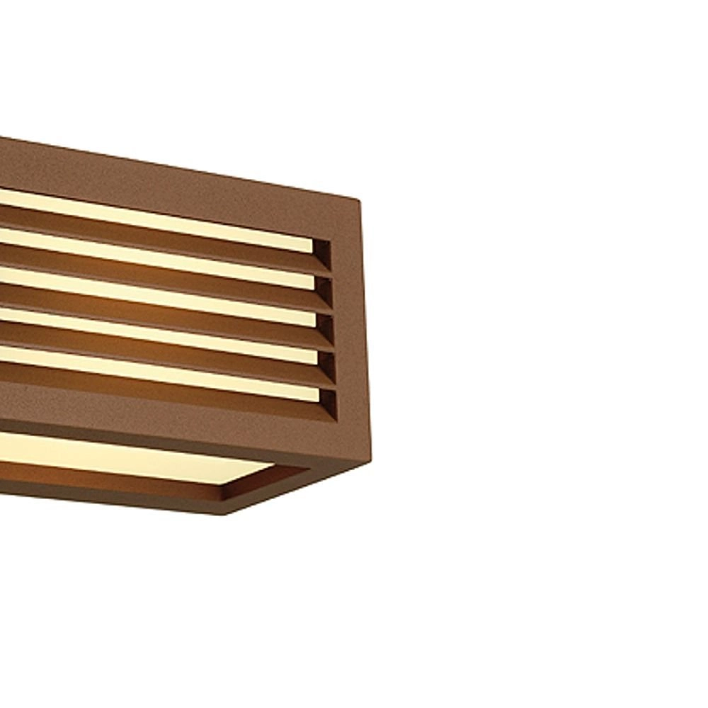 Außenlampe Box L E27 Rost -Brown SLV 4024163129381