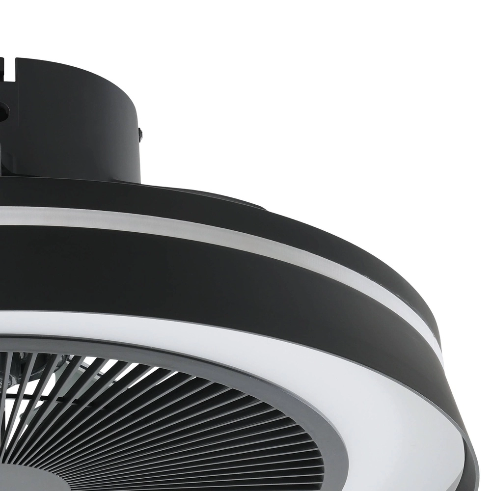 Schwarzer Deckenventilator Vallonia Ø 48cm Eglo 9002759352172