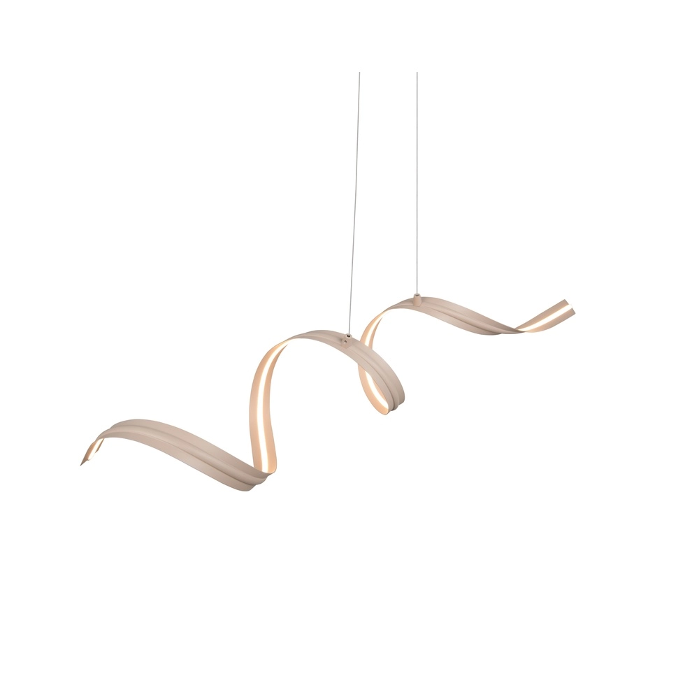 Moderne Pendellampe Tivor Sandbraun Trio 4017807706314