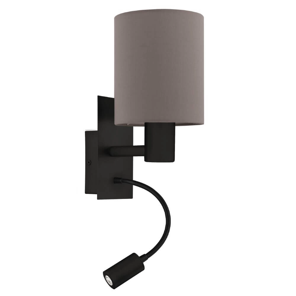 Nachttischlampe mit Leselampe Pasteri