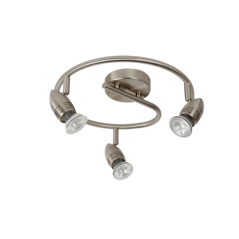 Deckenscheinwerfer Caro-Led 3-Licht mattes Chrom