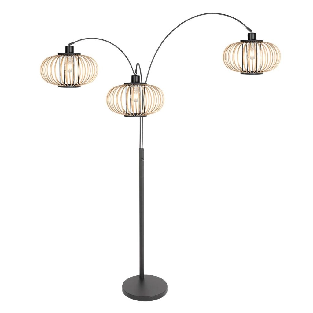 Stehlampe Sparkled Light mit Bambusmützen Steinhauer 8712746182897