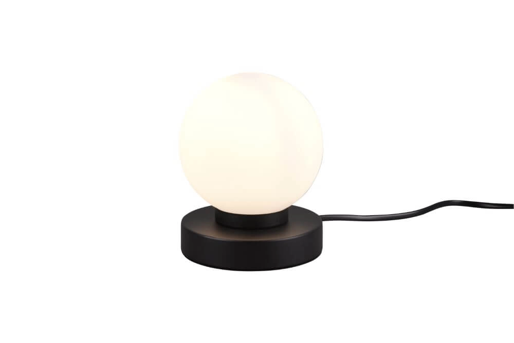 Schwarze Tischlampe Prinz II Trio 4017807551433