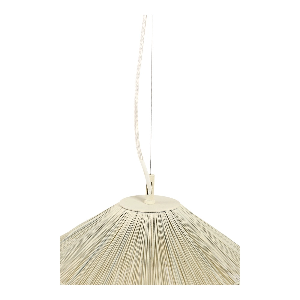 Japandi-Pendellampe Alameda weißer Ø 56cm Light & Living 8717807778781