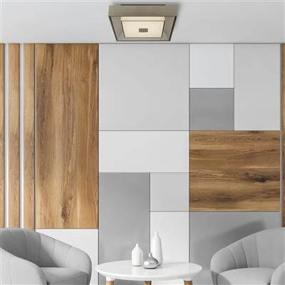 Deckenleuchte Rhea 34 cm metallic-grau Searchlight 5053423189604