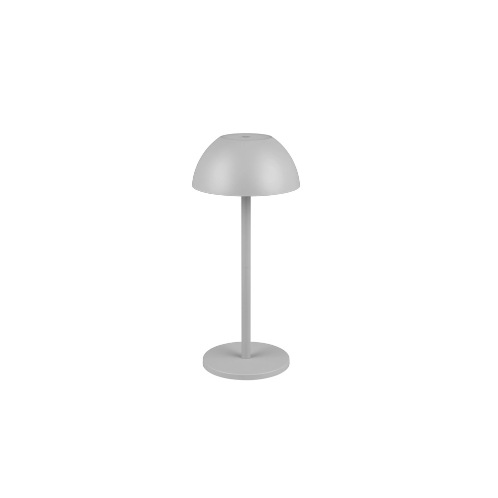 Tischlampe Ricardo grau Ø 13,5cm Trio 4017807601824