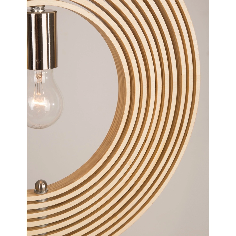 Moderne Pendelleuchte Asco Holz Ø 43cm Lyora 5212017424945