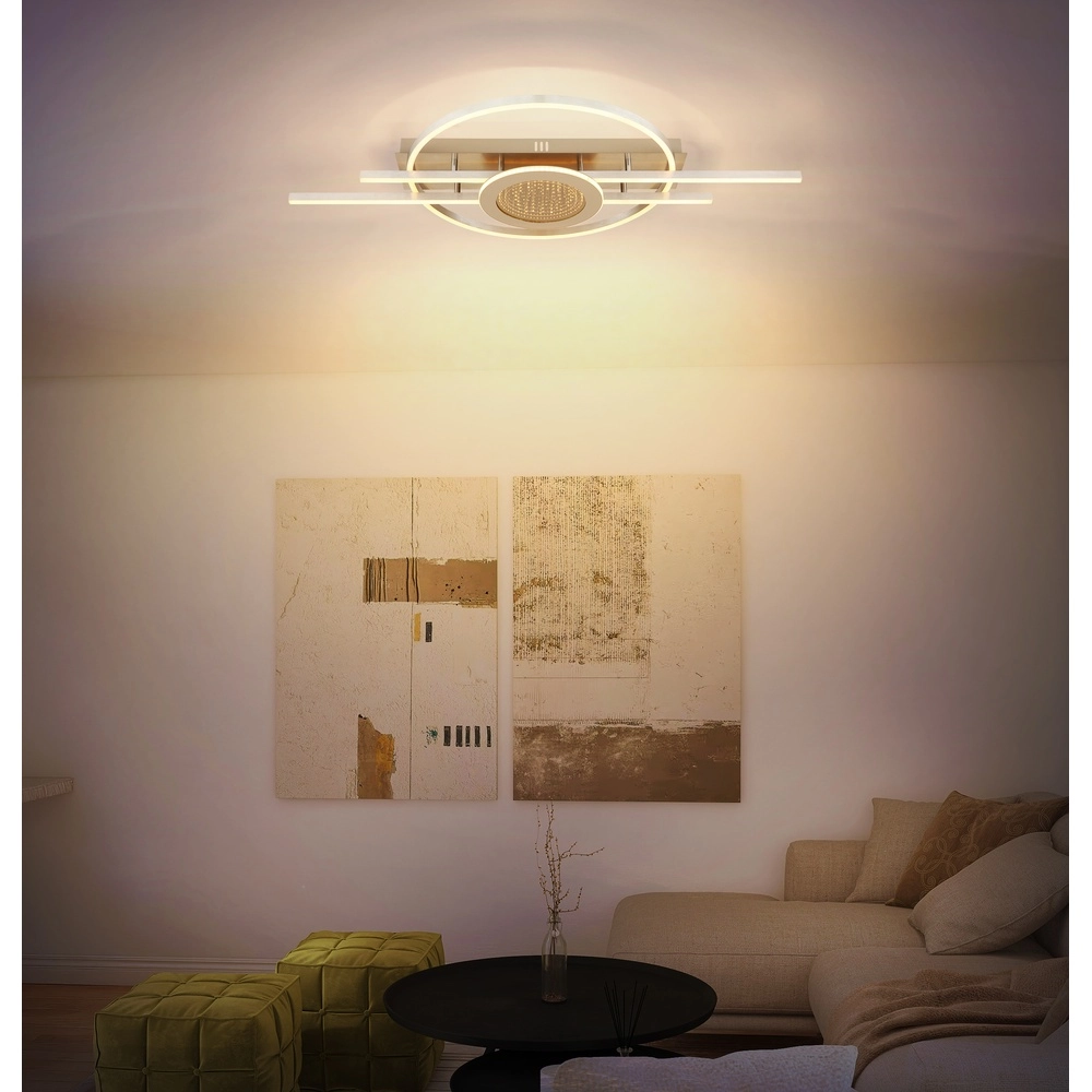 Design-Deckenlampe Donte Sandbraun Globo 9007371592739