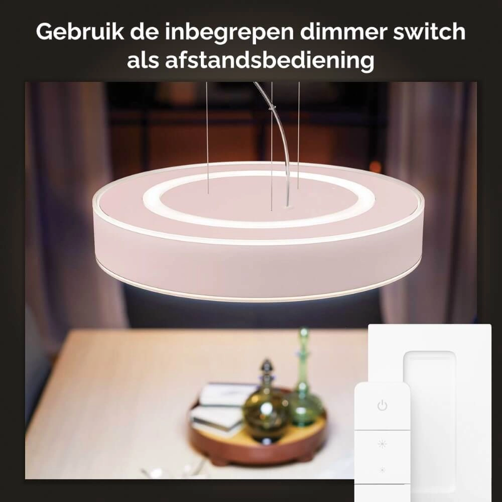 Hängelampe Hue Enrave - White Ambiance Ø 42,5cm weiß Philips 8718696176573