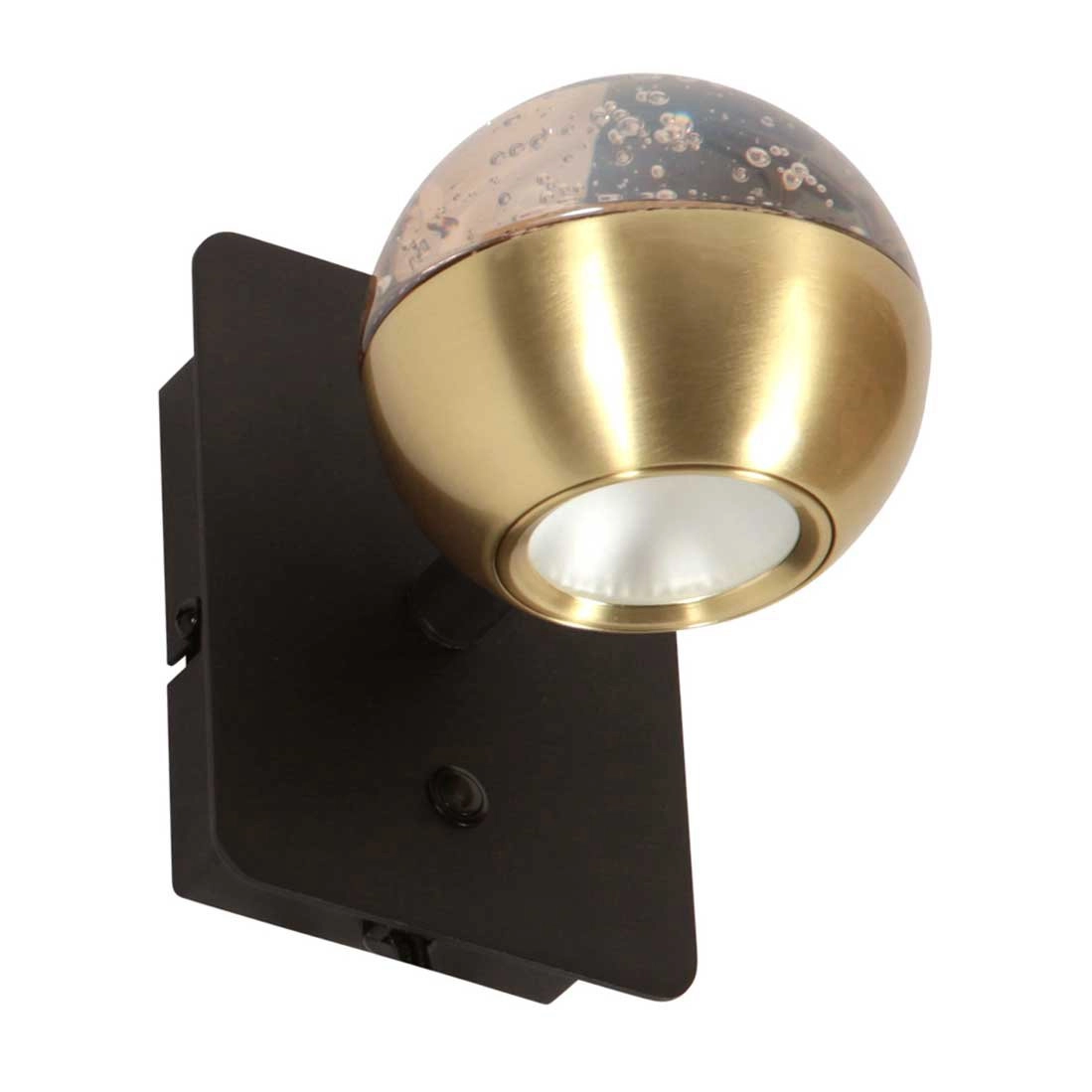 LED-Wandlampe Belluno Messing mit Glas – dimmbar Steinhauer 8712746183931