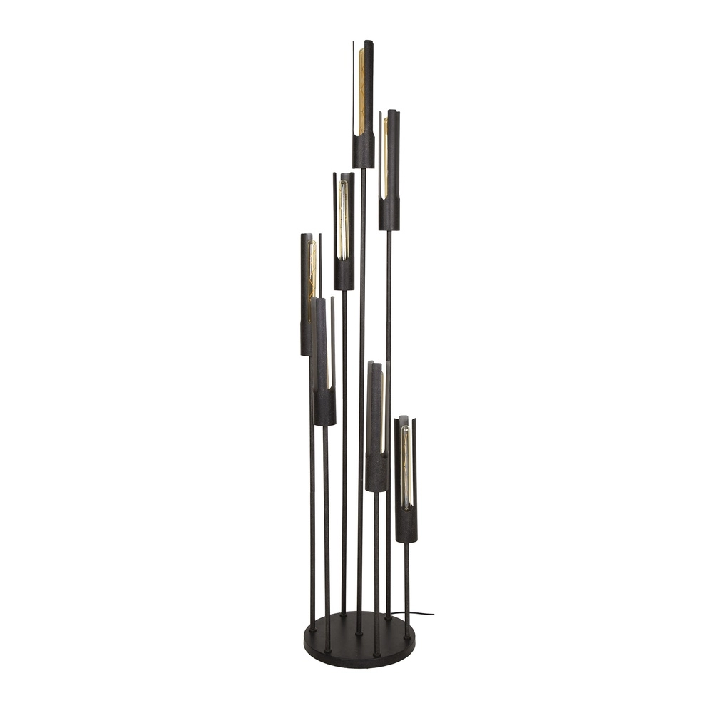 7-Liter-Stehlampe Tube schwarz - E27 Lyora 8716803511347