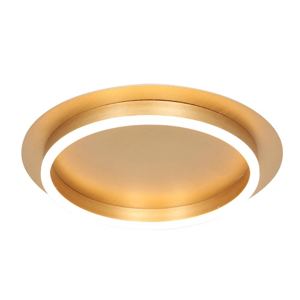 Moderne LED-Deckenleuchte Ringlux Gold - Ø 32cm