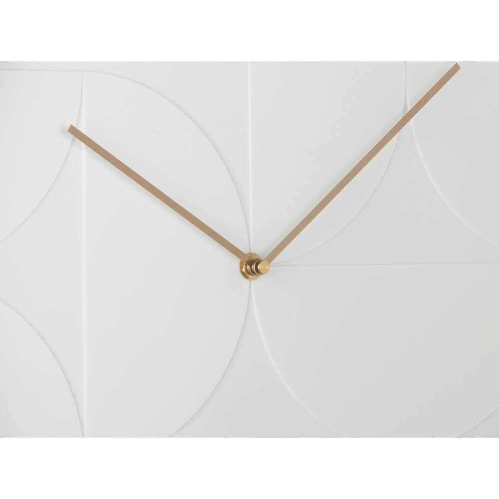 Wanduhr Echelon Circular weiß - Ø 40cm Karlsson 8714302727726