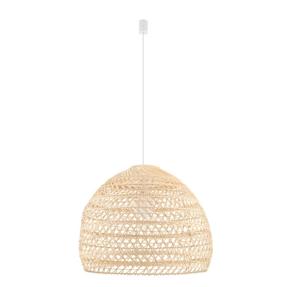 Rattan Pendelleuchte Boho L Ø 60cm