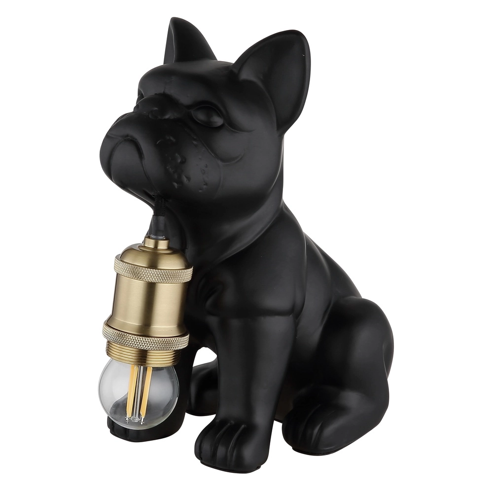 Tischlampe Dogo Hund Schwarz Globo 9007371569328
